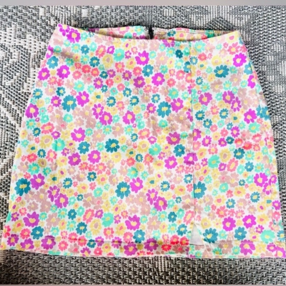 Floral Multicolor Women's Skirt